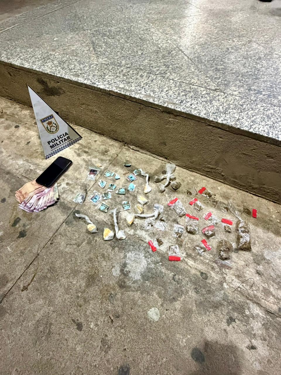 Flagrante de tráfico de drogas na Baleeira